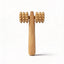 Wooden Manual Roller Massager 12×7 cm – Muscle Relief & Circulation