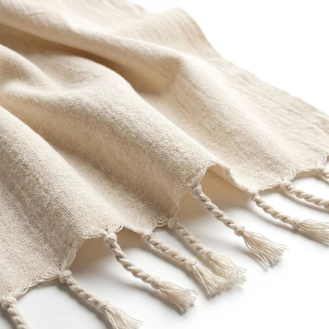 Handwoven South Indian Cotton Shawl
