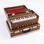 Premium Varanasi Handmade Concert Harmonium – Portable 32-Key Foldable Harmonium with Teak Wood Finish & Storage Case