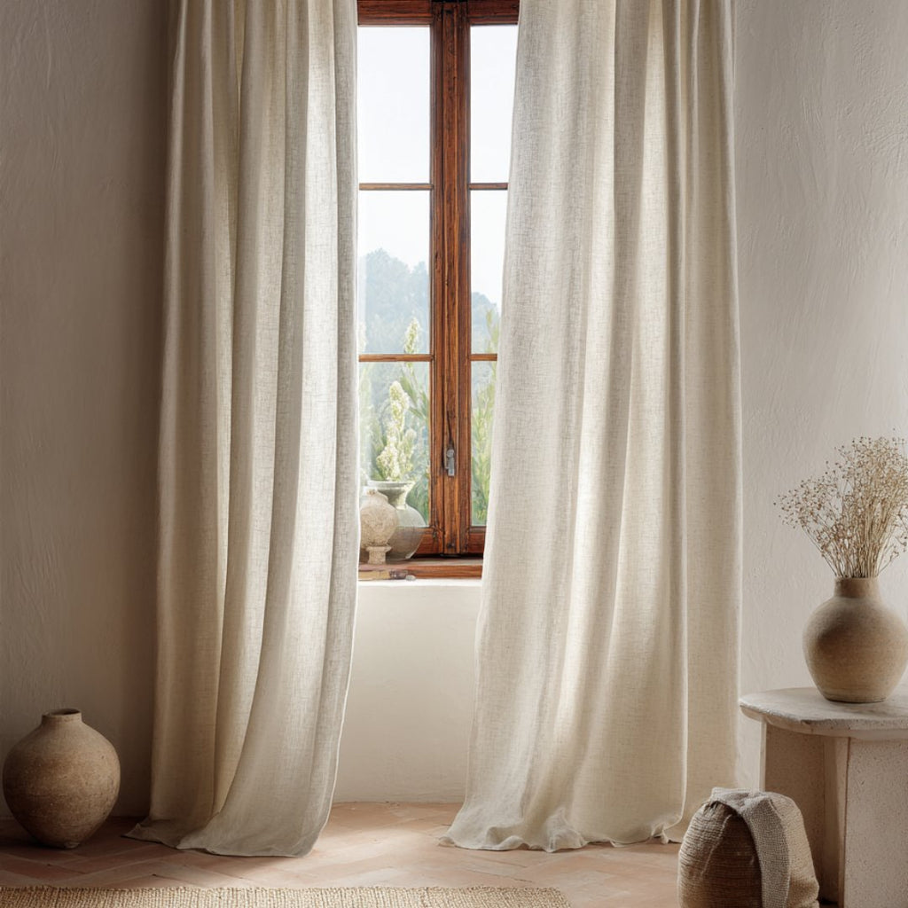 Handwoven Cotton Curtain – 100% Natural, Breathable & Artisan Made