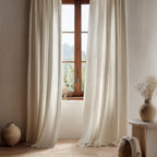 Handwoven Cotton Curtain – 100% Natural, Breathable & Artisan Made