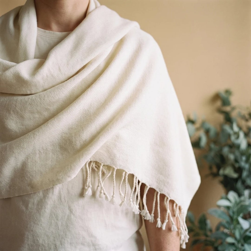Handwoven Himalayan Merino Wool Shawl