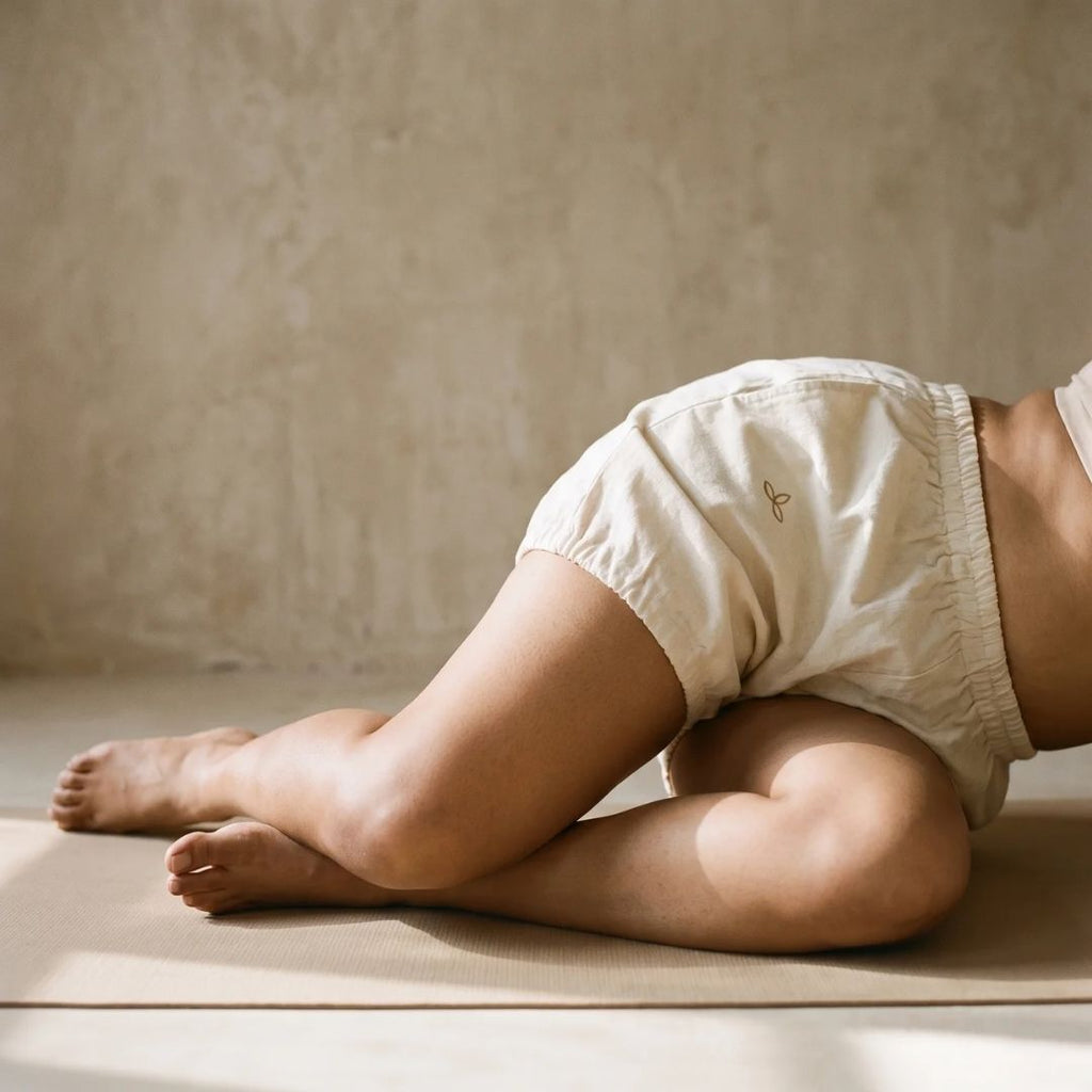 Pantaloni da yoga in cotone
