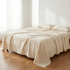 Handwoven Cotton Bedspread – King/Double Size, 100% Natural & Breathable