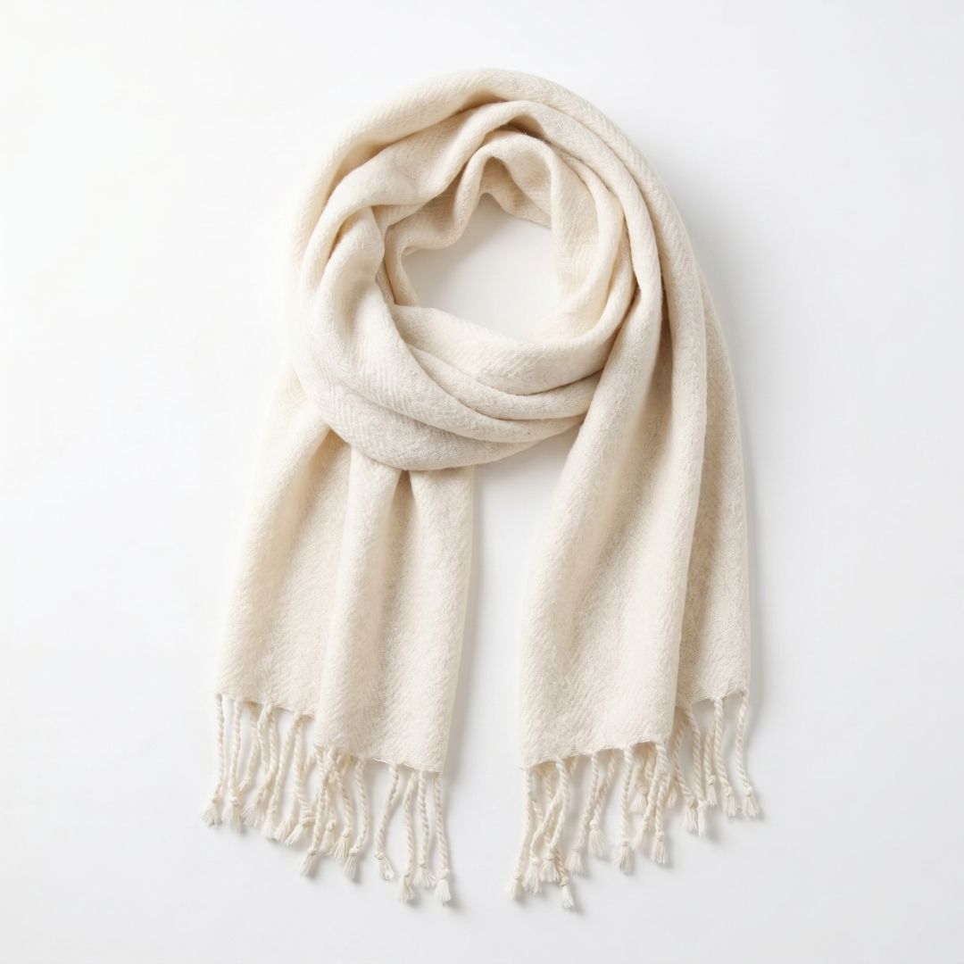 Handwoven Merino Wool Scarf – Ethical Himalayan Craft from Uttarakhand