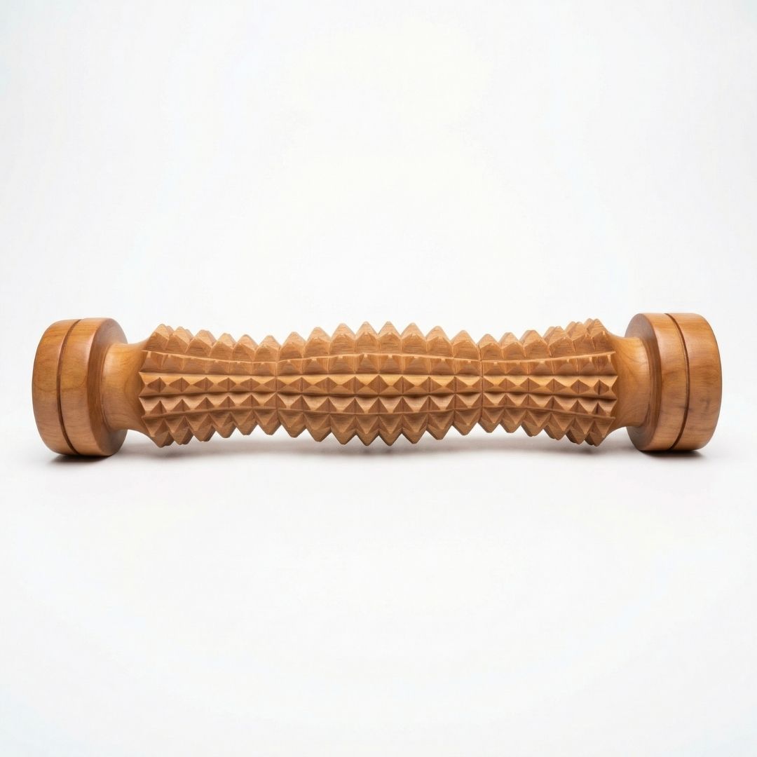 Ayurvedic Wooden Massage Kit – 6-Piece Body & Foot Therapy Set