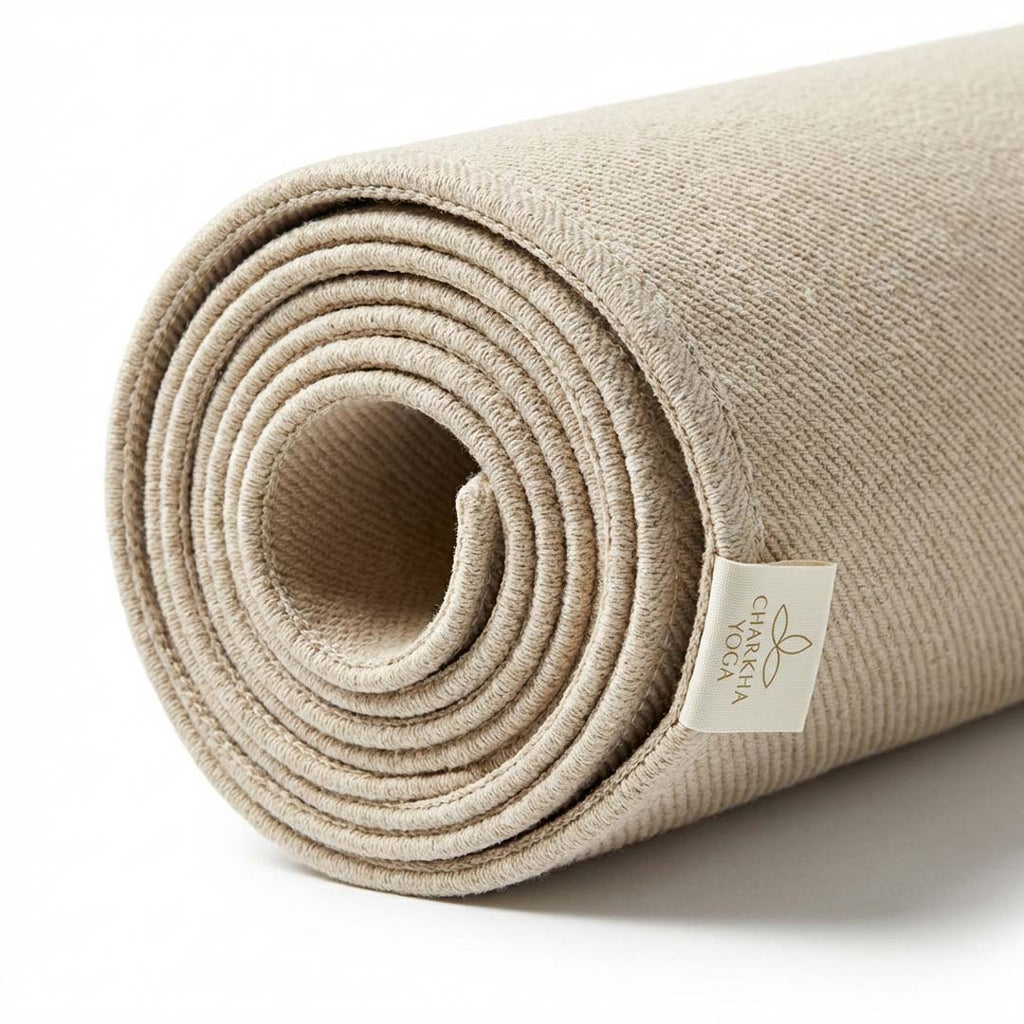 Yoga Mat — 100% Natural Cotton