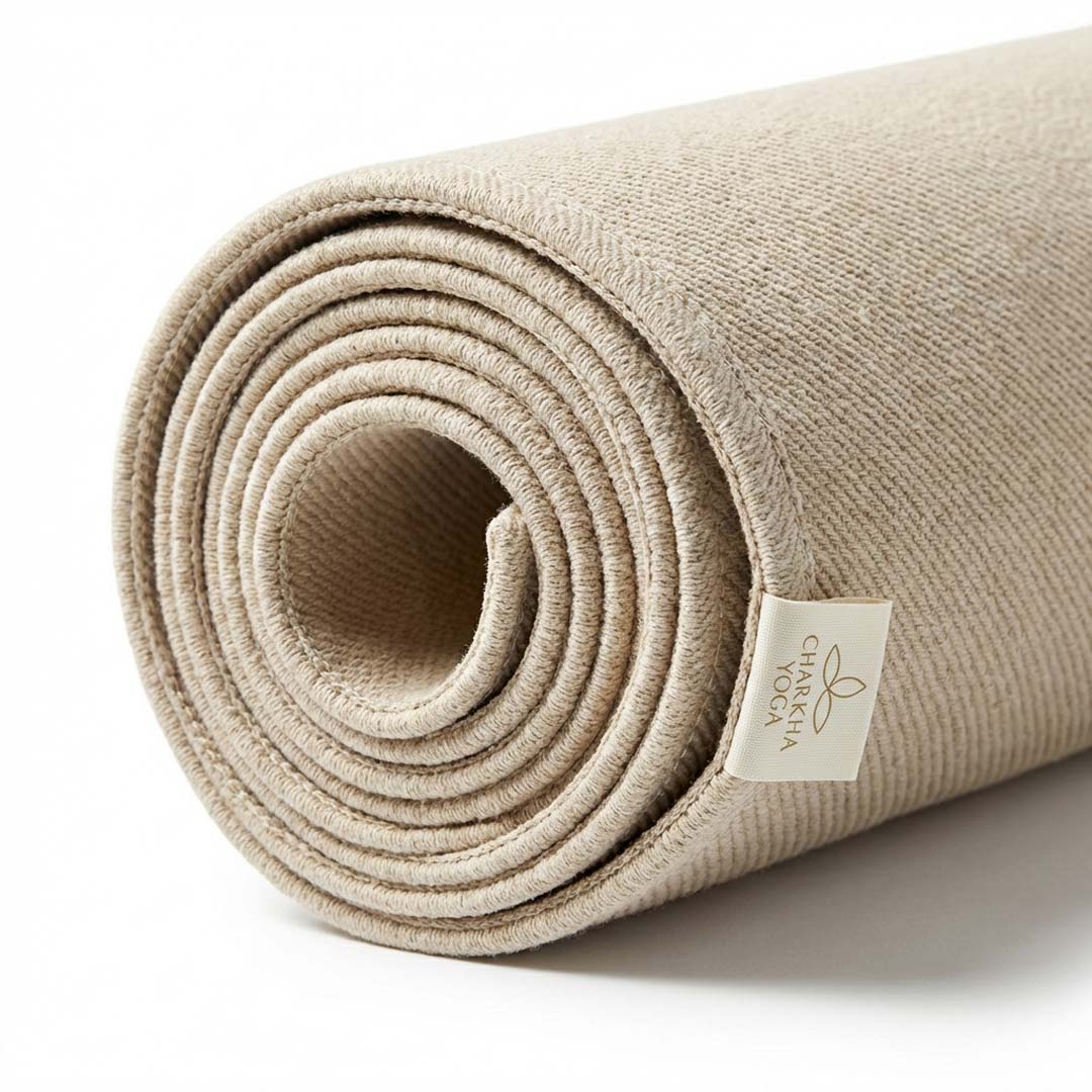 Yoga Mat — 100% Natural Cotton