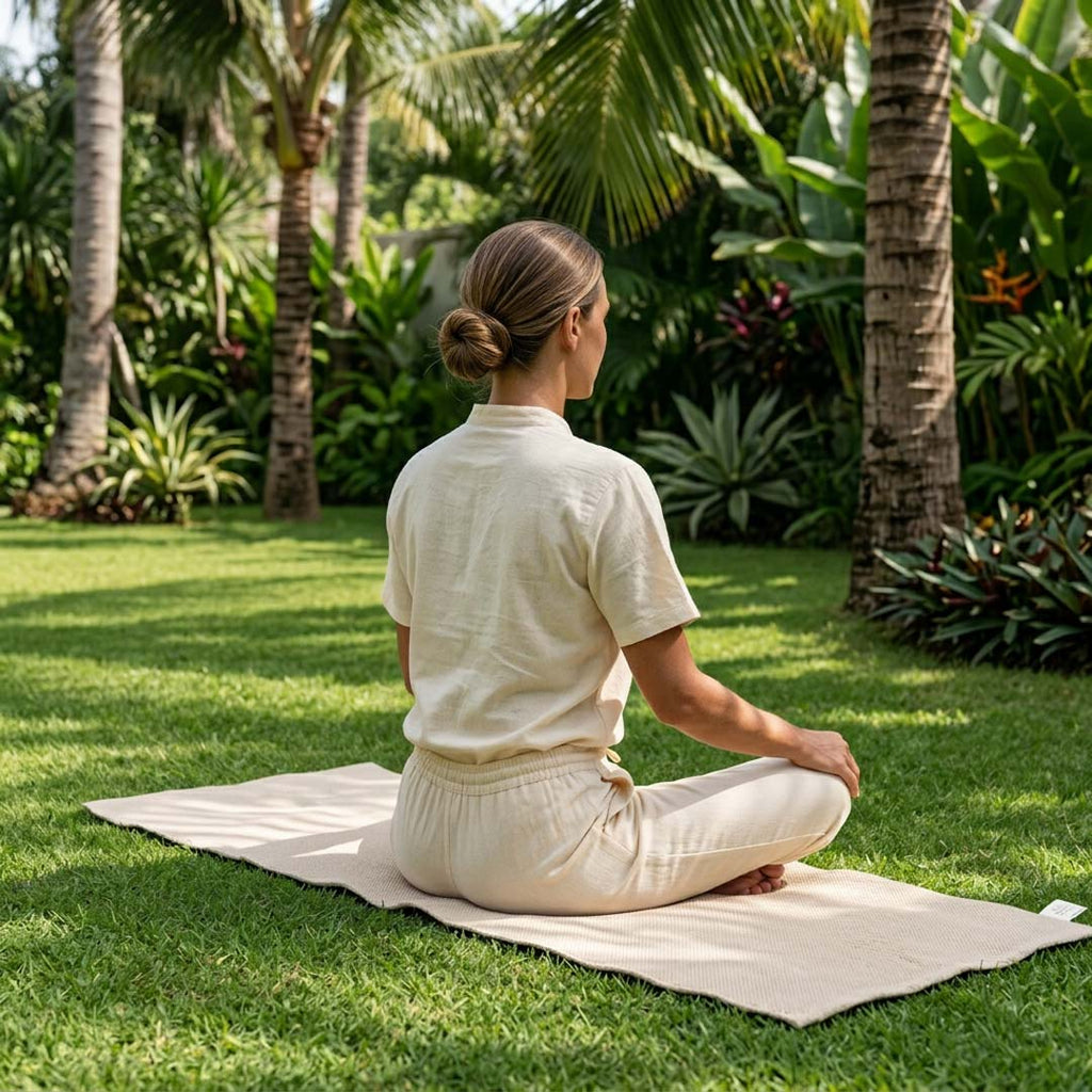 Yoga Mat — 100% Natural Cotton