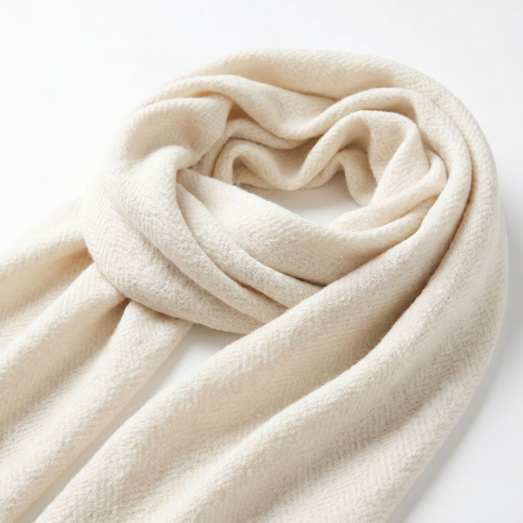 extreme macro Handwoven Merino Wool Scarf – Ethical Himalayan Craft from Uttarakhand