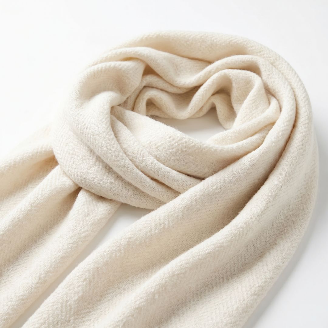 extreme macro Handwoven Merino Wool Scarf – Ethical Himalayan Craft from Uttarakhand