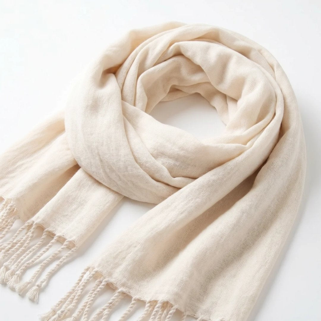 Handwoven South Indian Cotton Scarf