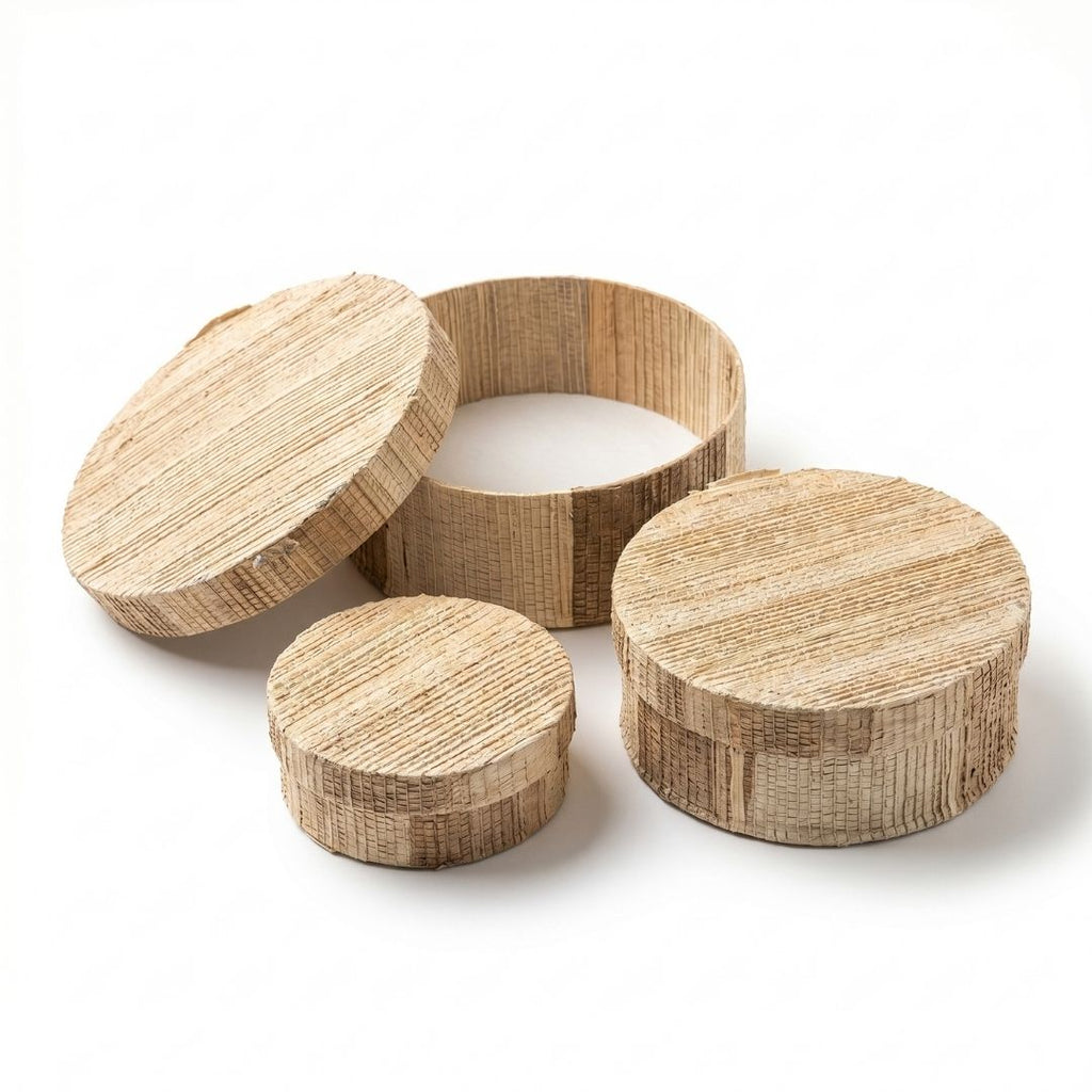 Handcrafted Banana Fiber Boxes – Artisan Storage from Karnataka