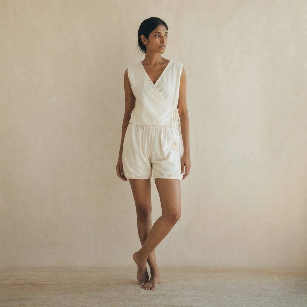 Pantaloni da yoga in cotone