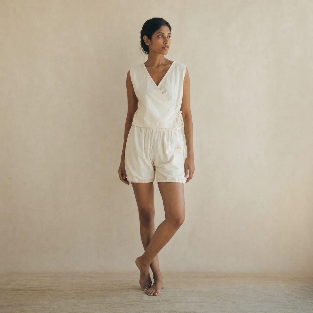 Pantaloni da yoga in cotone
